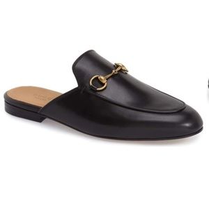 Gucci Princetown Mule Loafer, Black, size 38